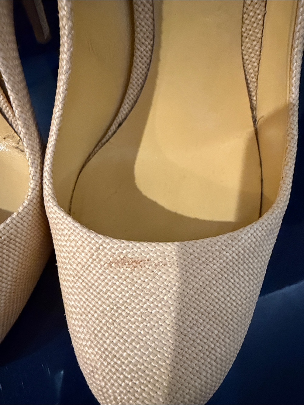 D&G Beige Textile Closed-Toe Pumps - Picture 11 of 11